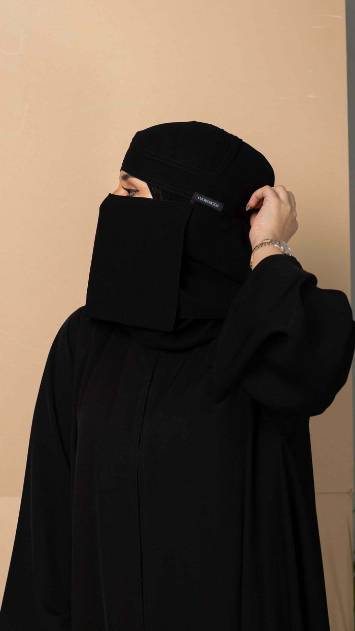 lul_0215_620-12 نقاب سعودي مع ربطة من الخلف 620-NL - الصورة 5