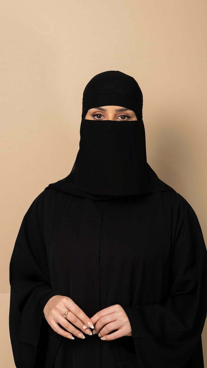 lul_0217_620-10 نقاب سعودي مع ربطة من الخلف 620-NL - الصورة 7