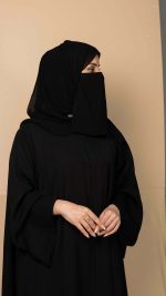 نقاب سعودي مع ربطة من الخلف 620-NL - الصورة 8