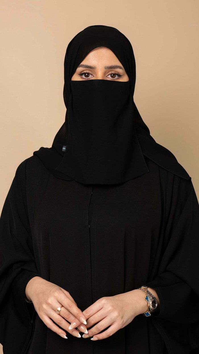 lul_0220_620-2 نقاب سعودي مع ربطة من الخلف 620-NL - الصورة 10