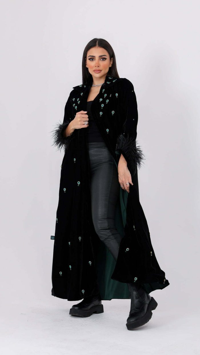 ⁦جاكيت فخم مخمل 521⁩ - الصورة ⁦6⁩