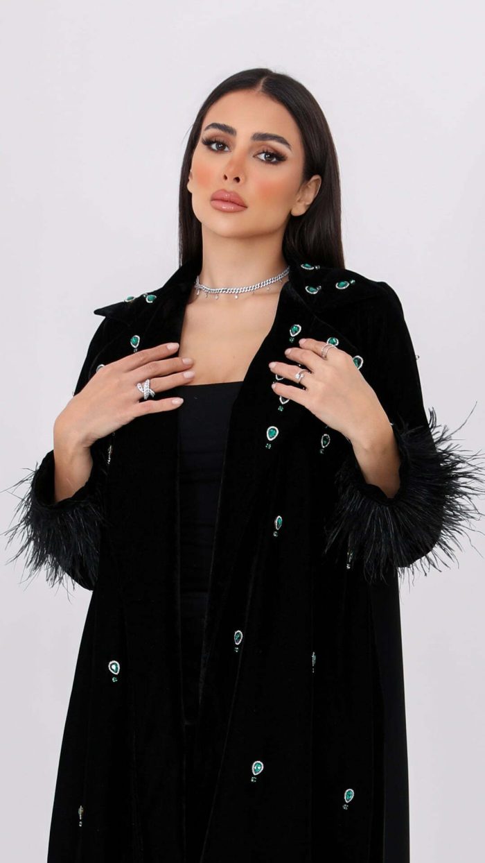 ⁦جاكيت فخم مخمل 521⁩ - الصورة ⁦5⁩